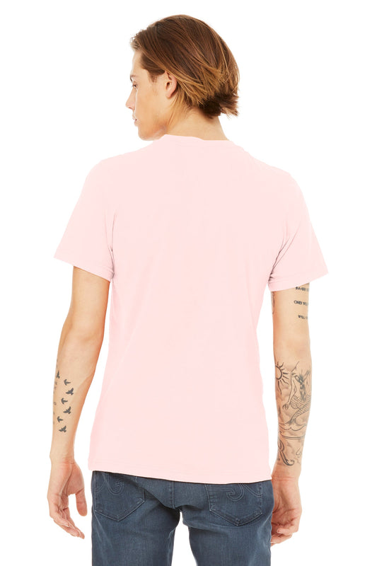 Short Sleeve Unisex Jersey Shirt-Light Pink