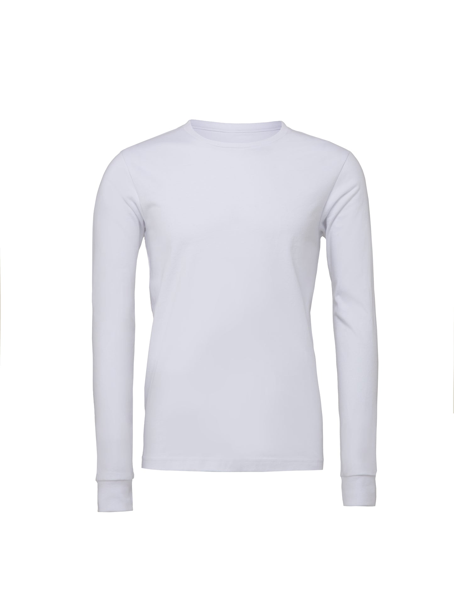 Long Sleeve Unisex Jersey Top/Shirt-White