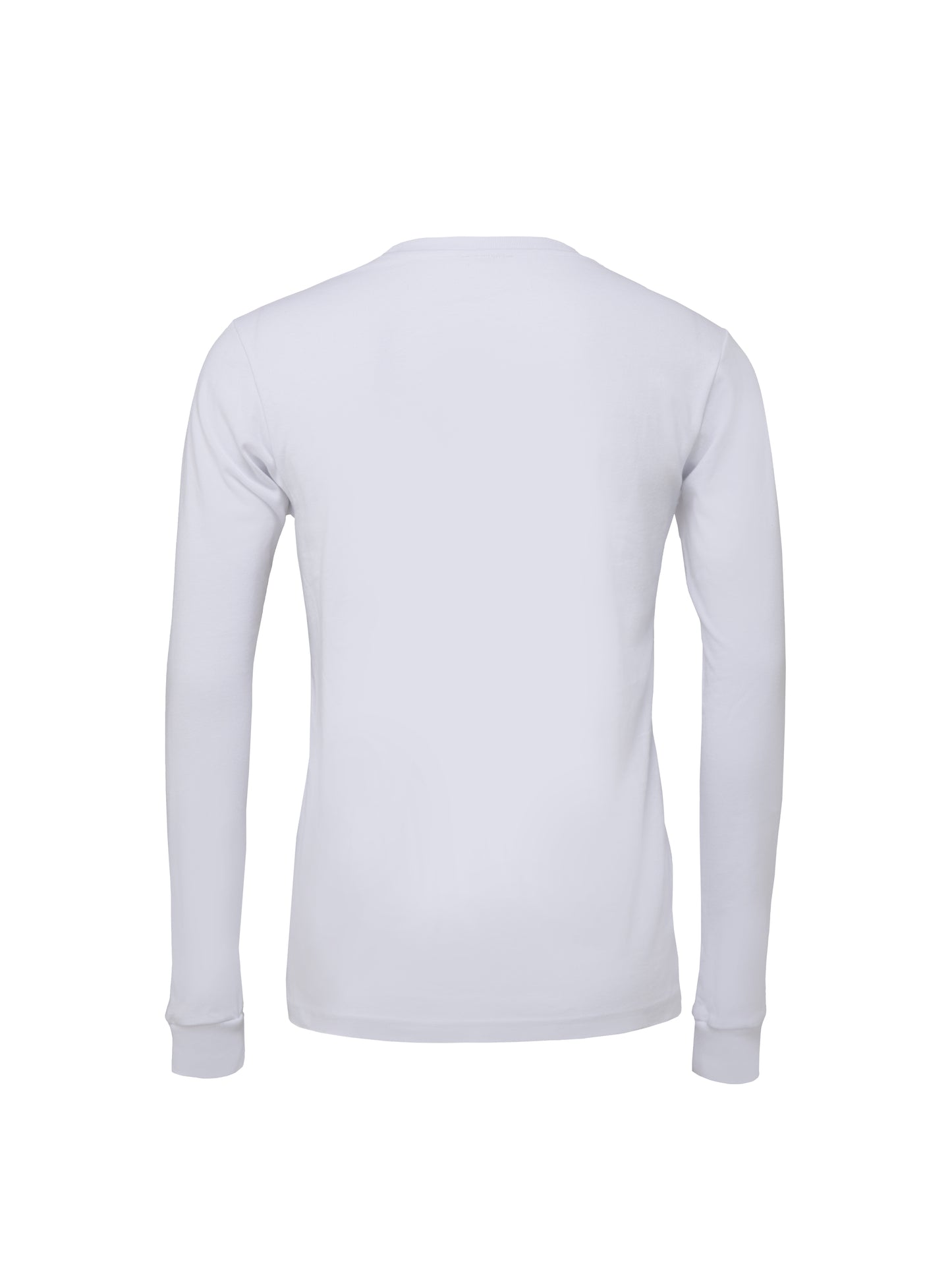 Long Sleeve Unisex Jersey Top/Shirt-White