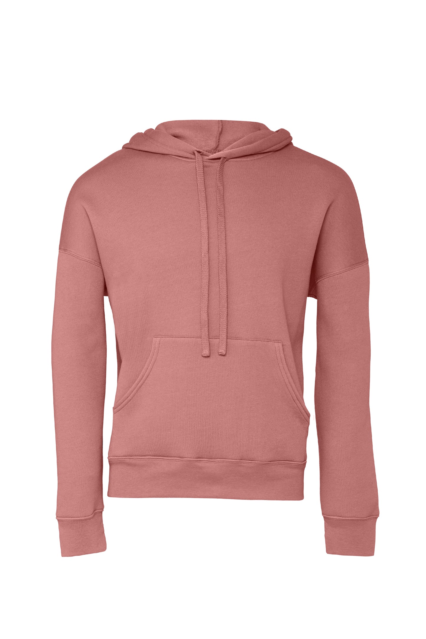 Unisex Fleece Sweatshirt Pullover Hoodie-Mauve