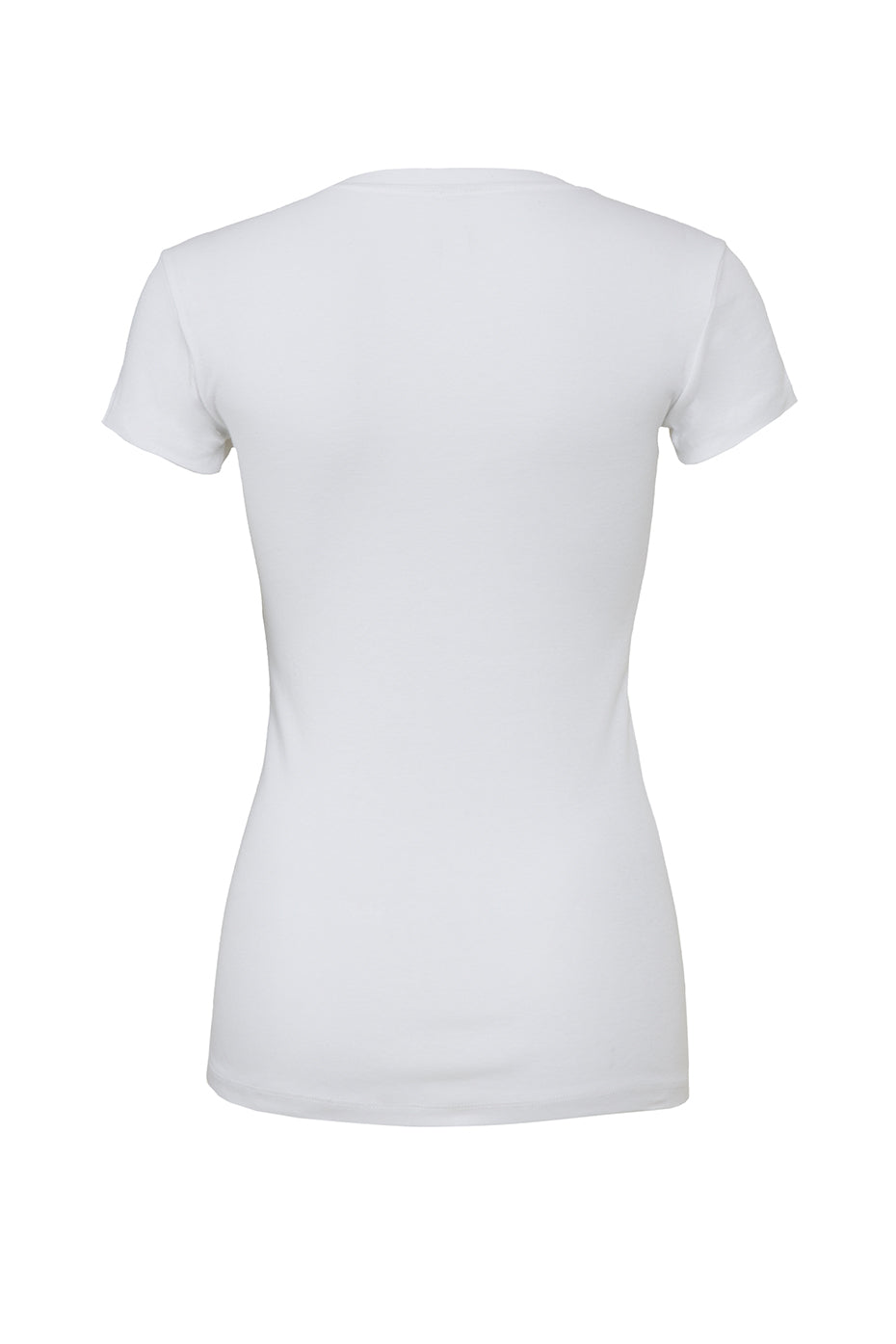 Short Sleeve Slim fit Jersey Tee/Top-White