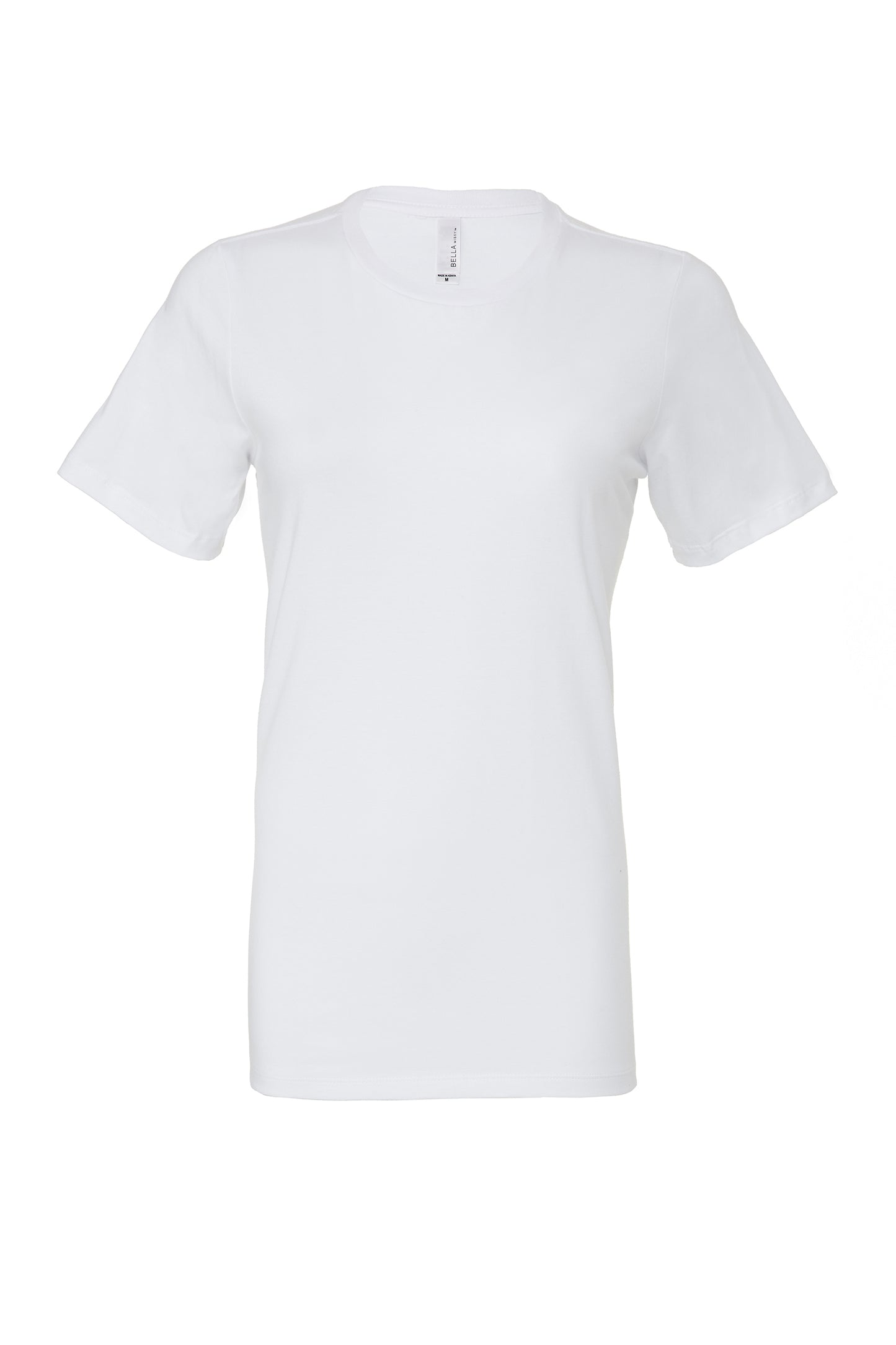 Short Sleeve Relaxed fit Jersey Tee/Top-White