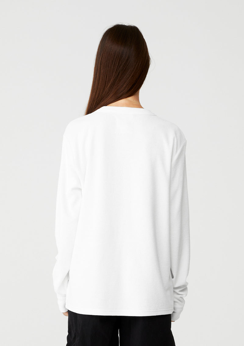 Long Sleeve Unisex Jersey Top/Shirt-White